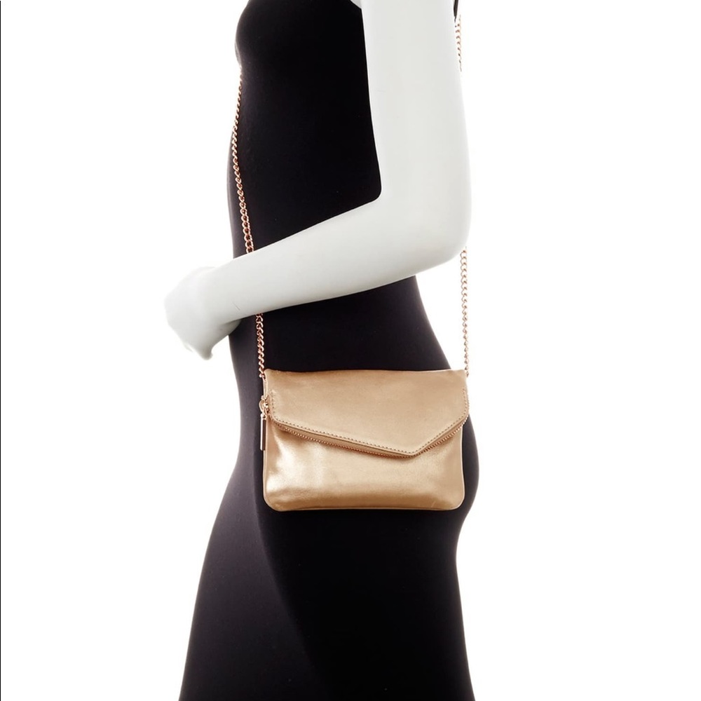 Hobo leather Crossbody clutch
